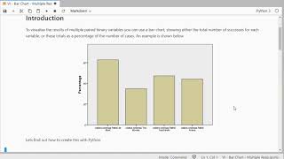 Python - Bar Chart of a Multiple Response Set