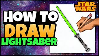 How to Draw a Lightsaber | Star Wars Art for Kids