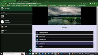 chat app (Coding Ninjas Skill test)