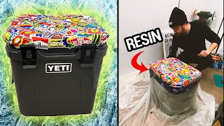 The WORLD'S EASIEST way to customize ANYTHING! (Custom YETI COOLER)