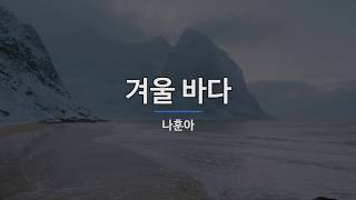 [노래방] 나훈아  - 겨울 바다