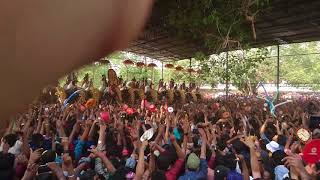 Thrissur pooram 2k18, Thiruvambady pandi melam,watch the crowd roar.