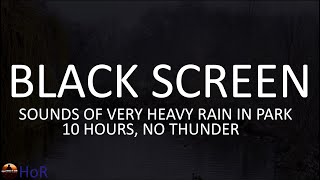 Very Heavy Rain Sounds for Sleeping, Rainstorm Sounds, Black Screen No Thunder by House of Rain