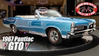 1967 Pontiac GTO Convertible For Sale Vanguard Motor Sales #8389