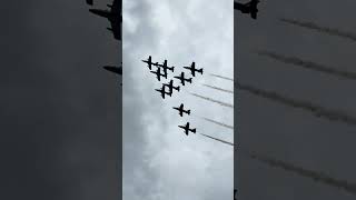 Frecce Tricolori practice at Rochester International Airport (ROC) For ROC24 airshow!