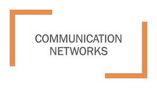 Communication Networks