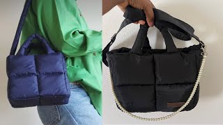 COMO hacer un Puffer bag / Bolso tote acolchado #tendencias