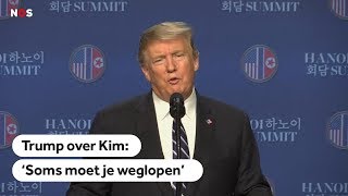 TOP: Geen akkoord Trump en Kim in Hanoi