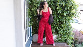 LuLaRoe Leola Wide Leg Cami Jumpsuit