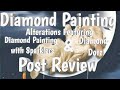 Diamond Painting Post Review- Alterations Featuring Diamond Dotz and Diamond Painting with Sparklers