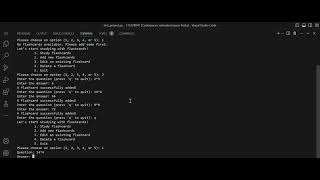 Flashcard App (CS50’s Introduction to Programming with Python: Final Project)