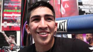 Leo Santa Cruz "Canelo! He's younger, stronger & Cotto is beat up! - Cotto vs. Caneo video
