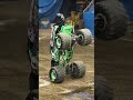 Grave Digger Two Wheel Crash! - #monsterjam #gravedigger #gravediggermonstertruck #crash #monster