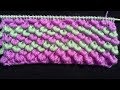 221- Ring Stitch in Two Colours - Knitting Tutor