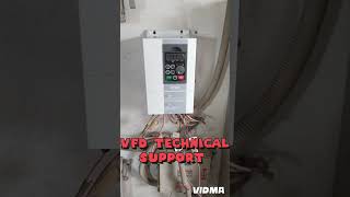 11KW 15HP VFD INSTALLED IN 7.5KW 10HP PASSENGER LIFT MOTOR👍