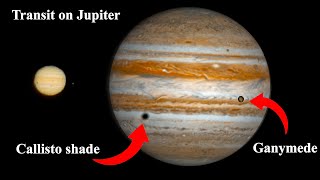 Incredible Spectacle on JUPITER. Transit and Shadows of the Moons. 4.10.2021.