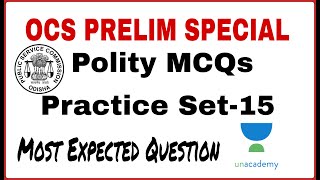 Practice Set-15, for OAS Prelims 2021 II Polity MCQs II By Banking with Rajat