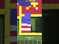 Satisfying Falling Sand Art USA Flag Minecraft