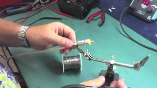 Soldering A PL-259 Connector For A VHF Antenna