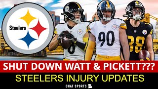 Steelers Rumors On Shutting Down T.J. Watt & Kenny Pickett For Rest Of 2022 + Pat Freiermuth Injury