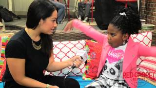 Trinitee Stokes at Disney Channel's "K.C. Undercover" Set Visit #DisneyChannelPR #KCUndercover