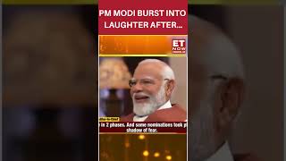 PM Modi Caught In Hilarious Moment During Exclusive Interview | #etnow #pmmodi #shorts