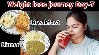 Weight loss /Belly Fat loss journey Day-7 70kgs- 56kgs Full Body Transformation. How I Lost 3 Month