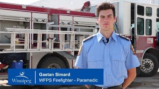 Winnipeg Fire Paramedic Member Gaetan Simard