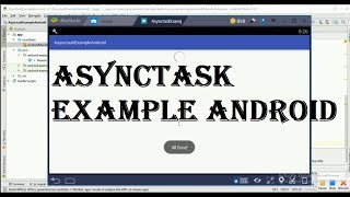 Create Asynctask in android studio example