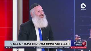 בין חנוכה לכריסמס: תופעה מדאיגה - עצי אשוח מוצבים במקומות אסטרטגיים ברחבי הארץ