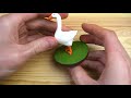 making the goose from untitled goose game using polymer clay tutorial