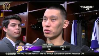 Jeremy Lin post game interview - Man he is opening up!