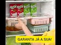 gaveta organizadora de geladeira