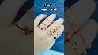 Mei 2024NEw! Cincin mas 375 HARGA BISA BERUBAH SEWAKTU WAKTU▪︎Manis0 65gr 371 000 193866 R121gr 5