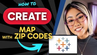 How to CREATE a MAP in Tableau with zip codes (Step by Step)