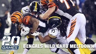#7: Steelers vs. Bengals (Mic'd Up) | Top 20 Games of 2015 | Inside the NFL