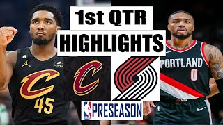 Portland Trail Blazers VS Cleveland Cavaliers FULL GAME 1st QTR Highlight |2022 NBA Regular Season