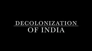 Decolonization of india