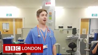 Opera-singing doctor goes viral after performing to NHS colleagues