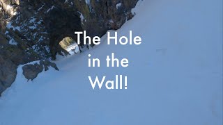 Skiing Hole in the Wall at Mammoth!