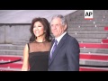 president and ceo of cbs les moonves and tv personality julie chen arrive at the vanity fair party