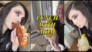 Eugenia Cooney Eats Lunch With Mom In Rhode Island Hotel | TikTok April 10, 2024