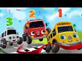 The Wheels On The Bus Go To Town | Sport Bus Song | Nursery Rhymes & Kids Songs - Baby Car Songs TV