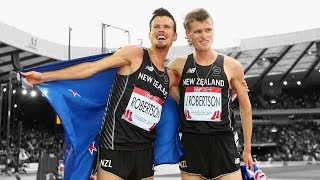 Jake and Zane Robertson: The Fastest twins ever in the Half Marathon ● HD ●