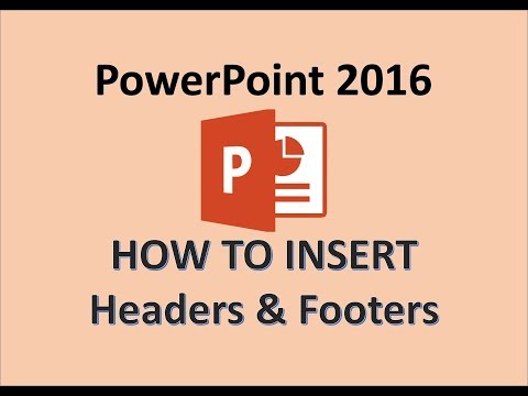 PowerPoint 2016 – Add Header & Footer – How to Insert Apply Headers & Footers in MS PPT 365 Tutorial