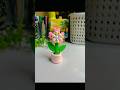 Cute Clay flower vase 🌸#shorts #art #diy #clayart #creative #shortvideo #love #youtubeshorts