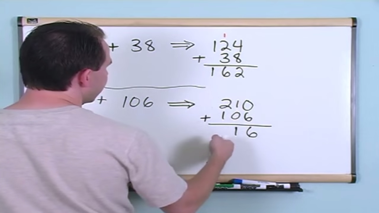 Lesson 2 Adding 3 4 Digit Numbers Basic Math Tutor 1st 7th