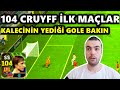 104 CRUYFF İLK MAÇLAR 🔥 KALECİMİZİN YEDİĞİ GOLE BAKIN 😲 eFootball 2024 Mobile Gameplay