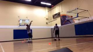 David Tairu Train with Navelle Stevenson of Baller University Basketball