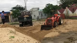 Máy cày kubota 2802DT có xúc